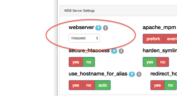 DirectAdmin Integrates LiteSpeed Web Server into CustomBuild 2.0!