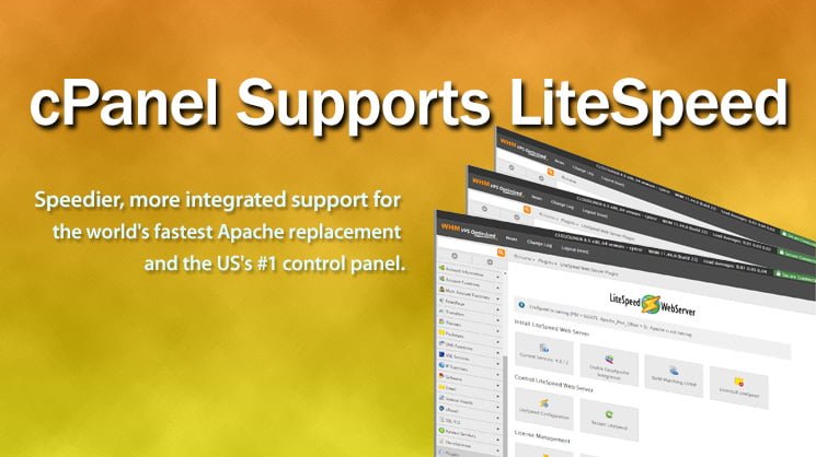 Official cPanel Support for LiteSpeed Web Server!
