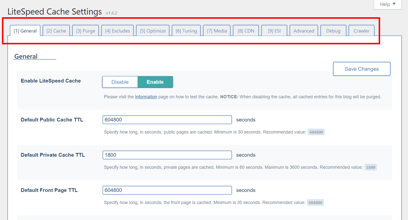 WordPress Wednesday LSCache New Feature Tab Switch Shortcut
