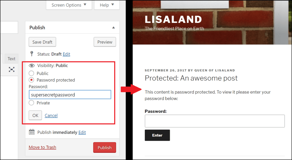 WordPress Wednesday Password Protection and Caching