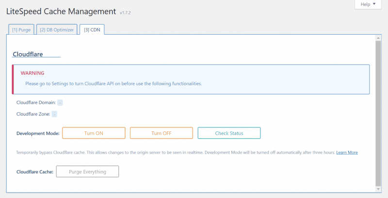 LSCache for WordPress CDN Management