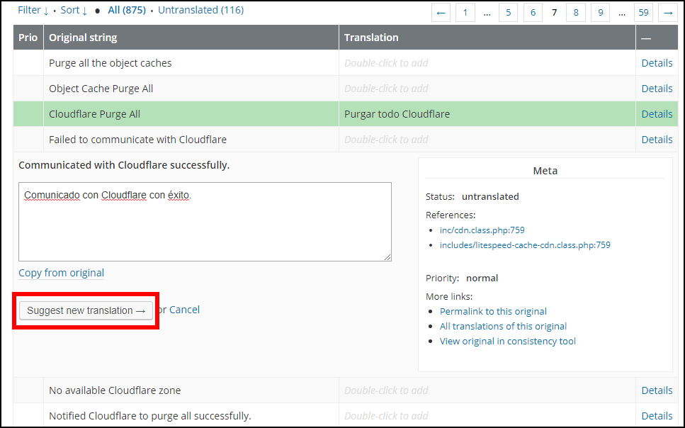 Translating LSCache for WordPress: Submitting a Suggestion