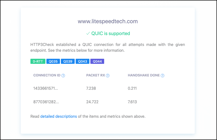 http3check.net QUIC metrics