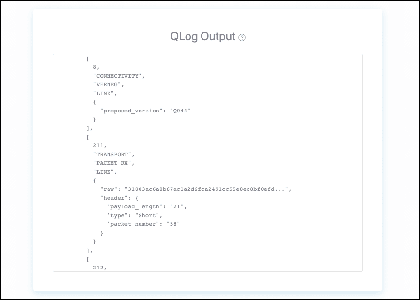 http3check.net Qlog results