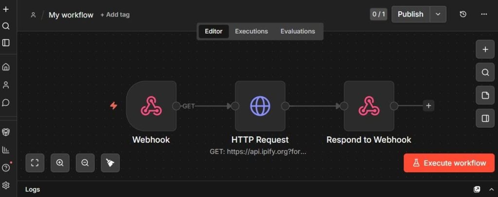 n8n workflow